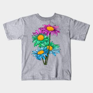 Daisies Polysexual Kids T-Shirt